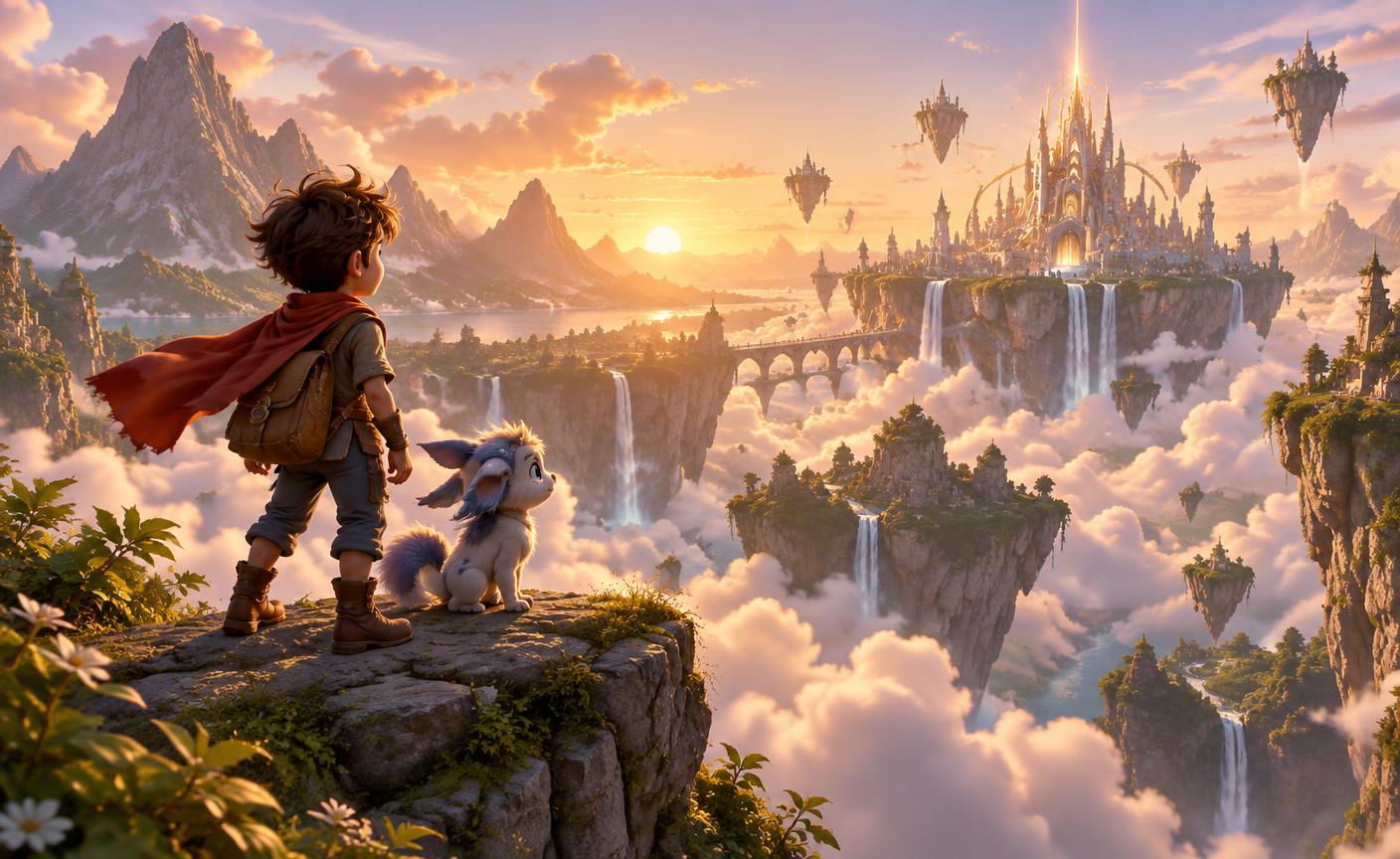 An expansive original animated fantasy world